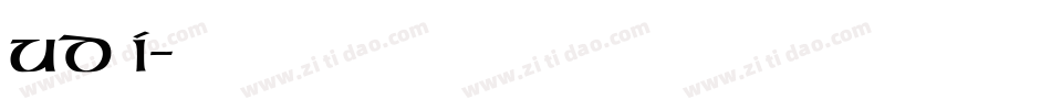 UnciaDis Italic字体转换